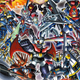 A group shot of many familiar Japanese robots, key art for Super Robot Wars 30.